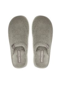 Jack & Jones - Jack&Jones Kapcie Jfwharry Fluff Slipper 12262873 Szary. Kolor: szary. Materiał: materiał #5