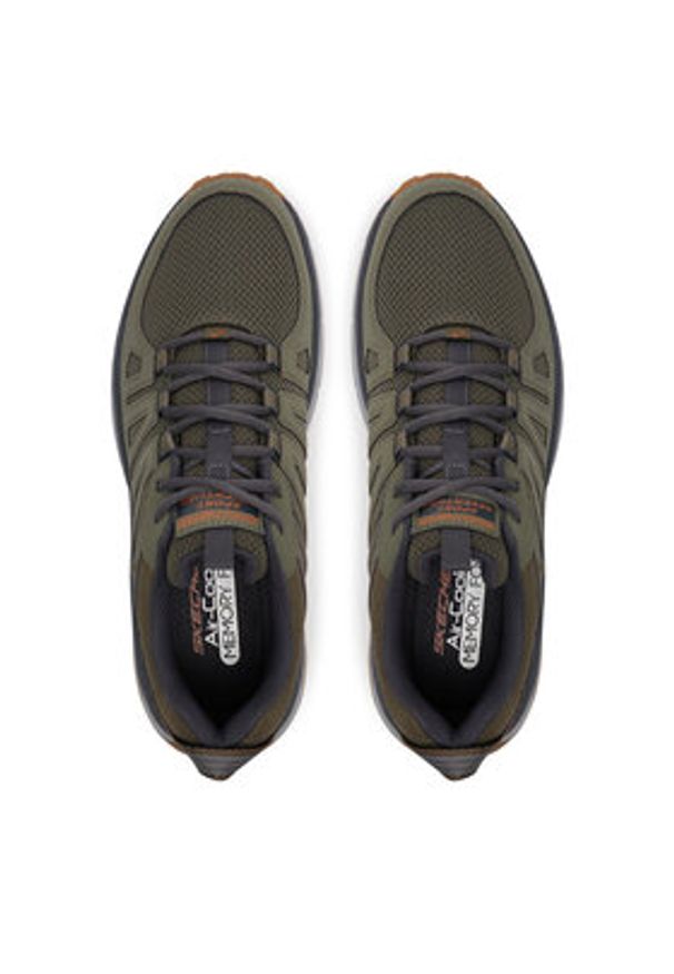 skechers - Skechers Trekkingi Switch Back-Venture Seeker 237686/GRMT Khaki. Kolor: brązowy. Materiał: materiał. Sport: turystyka piesza