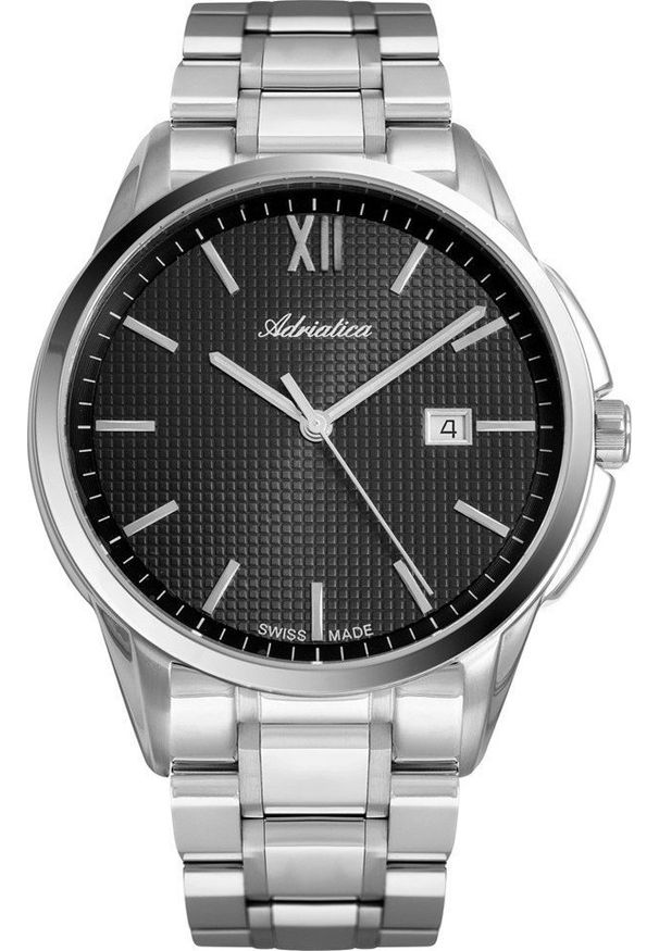Zegarek Adriatica Zegarek męski Adriatica A1290.5166Q srebrny. Kolor: srebrny