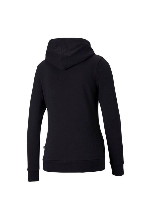 Puma - Damska Bluza Z Kapturem Z Logo ESS. Typ kołnierza: kaptur. Kolor: czarny
