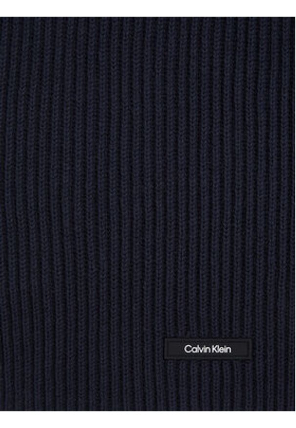 Calvin Klein Szalik Classic K50K512367 Czarny. Kolor: czarny. Materiał: materiał, bawełna