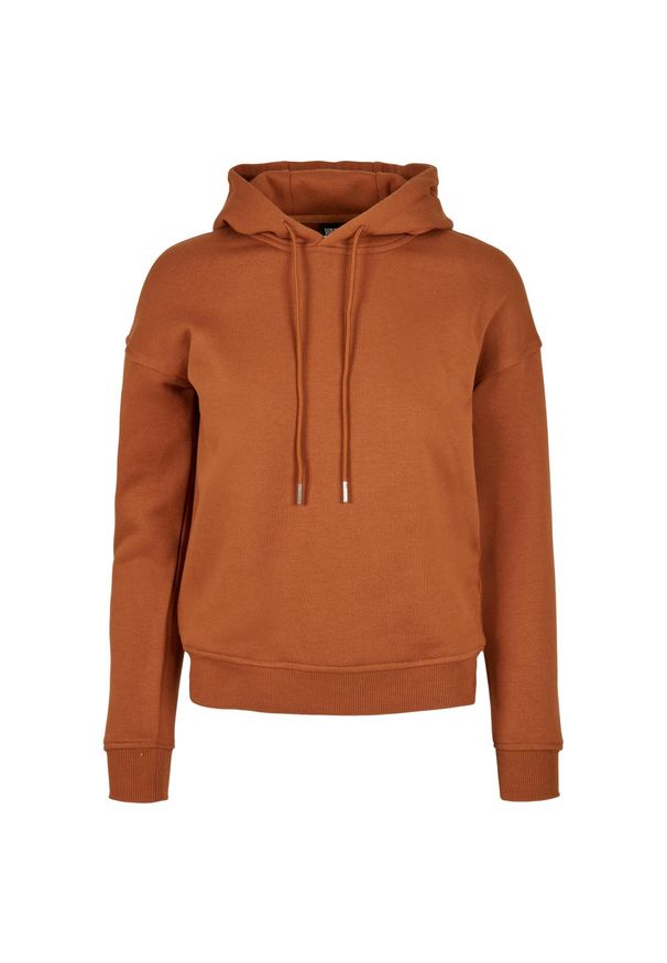 Urban Classics - Bluza Damska Z Kapturem. Typ kołnierza: kaptur. Kolor: brązowy