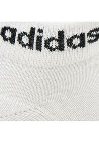 Adidas - adidas Skarpety Niskie Unisex Linear Ankle Socks Cushioned Socks 3 Pairs HT3457 Biały. Kolor: biały #4