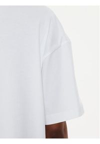 Calvin Klein Jeans T-Shirt Monologo J20J223561 Biały Loose Fit. Kolor: biały. Materiał: bawełna