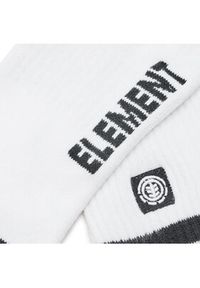 Element Skarpety Wysokie Męskie Clearsight Socks ELYAA00145 Biały. Kolor: biały. Materiał: materiał, bawełna