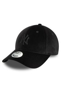 New Era Czapka z daszkiem Velour Midi New York Yankees 9FORTY 60580759 Czarny. Kolor: czarny. Materiał: materiał, poliester