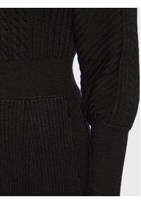 Silvian Heach Sukienka dzianinowa PGA22217VE Czarny Regular Fit. Kolor: czarny. Materiał: dzianina, wiskoza #3
