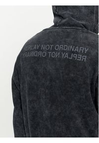 Replay Bluza M6829.000.23688M Czarny Regular Fit. Kolor: czarny. Materiał: bawełna #4