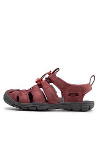 keen - Keen Sandały Clearwater Cnx Lleather 1025088 Bordowy. Kolor: czerwony. Materiał: skóra, nubuk #3