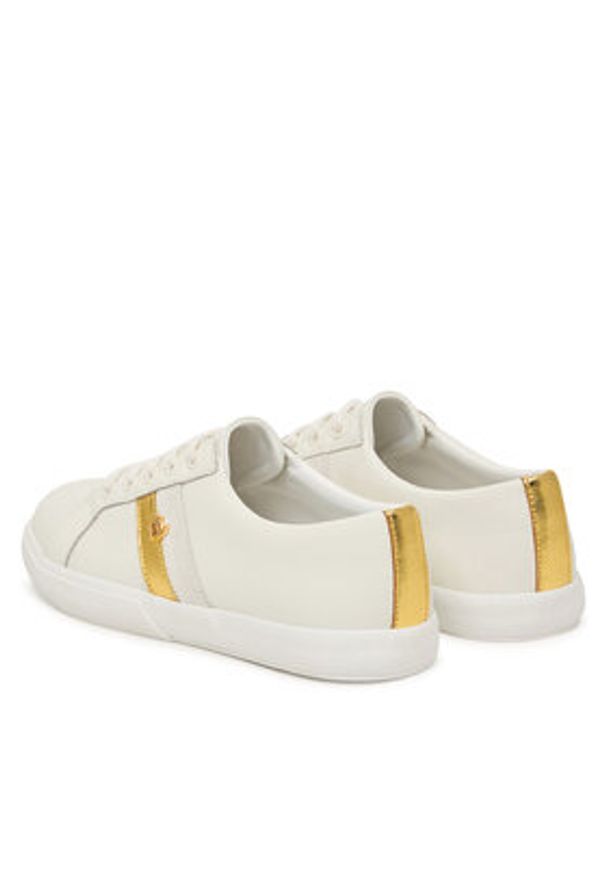 Lauren Ralph Lauren - LAUREN RALPH LAUREN Sneakersy Janson II 802P02521002 Biały. Kolor: biały. Materiał: skóra