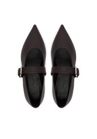 Weekend Max Mara Baleriny 2615521054650 Brązowy. Kolor: brązowy. Materiał: skóra #5