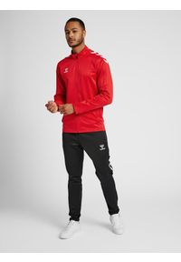 Bluza sportowa dla dorosłych Hummel Core XK Poly Zip Sweat. Kolor: różowy, wielokolorowy, czerwony