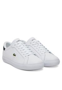 Lacoste Sneakersy Powercourt 7-49SMA0081 Biały. Kolor: biały. Materiał: skóra #5