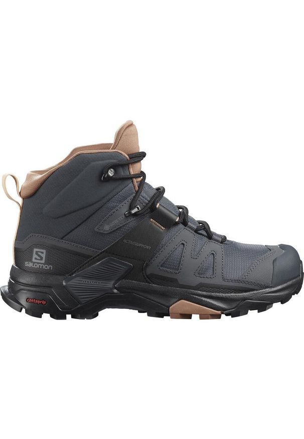 salomon - Buty trekkingowe damskie Salomon X Ultra 4 Mid Gtx W. Zapięcie: sznurówki. Kolor: różowy. Materiał: materiał. Szerokość cholewki: normalna