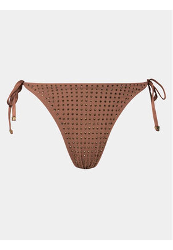 Guess Dół od bikini E4GO06 KC5Z0 Brązowy. Kolor: brązowy. Materiał: syntetyk