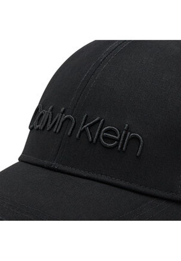Calvin Klein Czapka z daszkiem Embroidery Bb Cap K50K505737 Czarny. Kolor: czarny. Materiał: materiał
