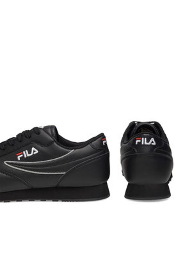 Fila Sneakersy ORBIT LOW 1010263_12V Czarny. Kolor: czarny. Materiał: syntetyk