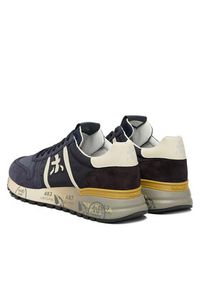 Premiata Sneakersy Lander Var 7702 Granatowy. Kolor: niebieski. Materiał: skóra #6