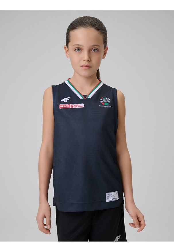 4f - 4F Koszulka meczowa replika wyjazdowa z sezonu 2025/26 dziecięca 4F x Zagłębie Sosnowiec - czarna 122/128 (6-8 lat). Kolor: czarny. Materiał: dzianina, materiał. Długość: długie. Sezon: lato