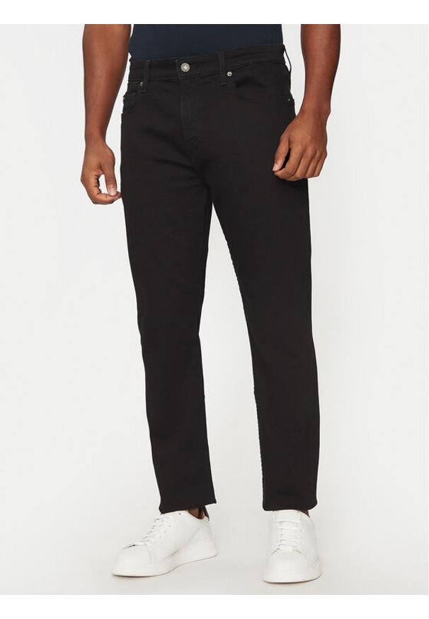Guess Jeans Jeansy M4BA1C D5DN1 Czarny Slim Fit. Kolor: czarny