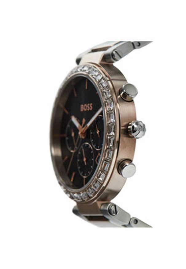 BOSS - Boss Zegarek Andra 1502690 Srebrny. Kolor: srebrny