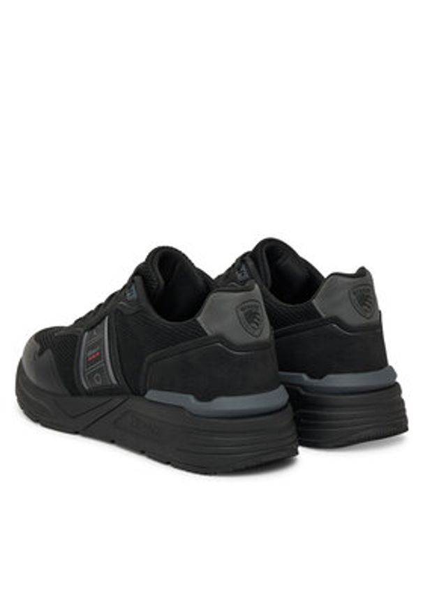 Blauer Sneakersy S5RAY05 Czarny. Kolor: czarny. Materiał: mesh, materiał