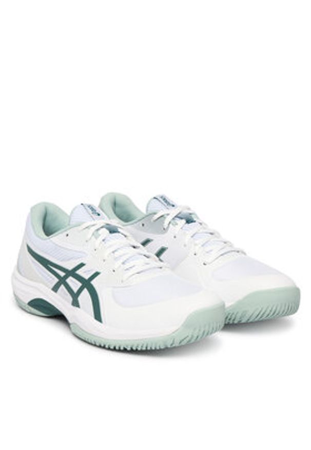 Asics Buty do tenisa Game Ff 1041A489 Biały. Kolor: biały. Materiał: skóra. Sport: tenis