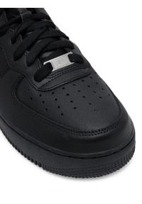 Nike - NIKE Air Force 1 '07 MID Sneakersy męskie. Okazja: na co dzień. Zapięcie: rzepy. Kolor: czarny. Materiał: guma, skóra. Szerokość cholewki: normalna. Model: Nike Air Force #4