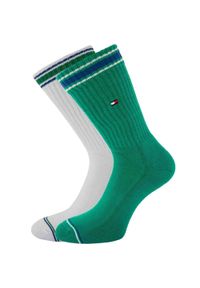 ZEAGLE - Tommy Hilfiger Męskie Skarpetki Sportowe 39-42 - Komfort i Styl. Kolor: niebieski, wielokolorowy, biały. Materiał: poliamid, bawełna, elastan #1