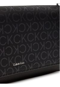 Calvin Klein Torebka Ck Must Conv K60K612903 Czarny. Kolor: czarny. Materiał: skórzane