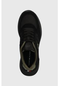 TOMMY HILFIGER - Tommy Hilfiger sneakersy CLASSIC ELEVATED RUNNER MIX kolor czarny FM0FM04636. Nosek buta: okrągły. Kolor: czarny. Materiał: guma #2