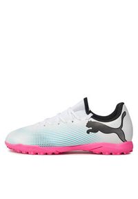 Puma Buty do piłki nożnej Future 7 Play Tt 107737 01 Biały. Kolor: biały. Materiał: skóra