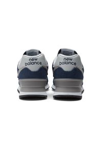 Buty damskie New Balance WL574EVN – granatowe. Okazja: na co dzień. Kolor: niebieski. Materiał: skóra, zamsz, materiał, guma. Szerokość cholewki: normalna. Model: New Balance 574 #4