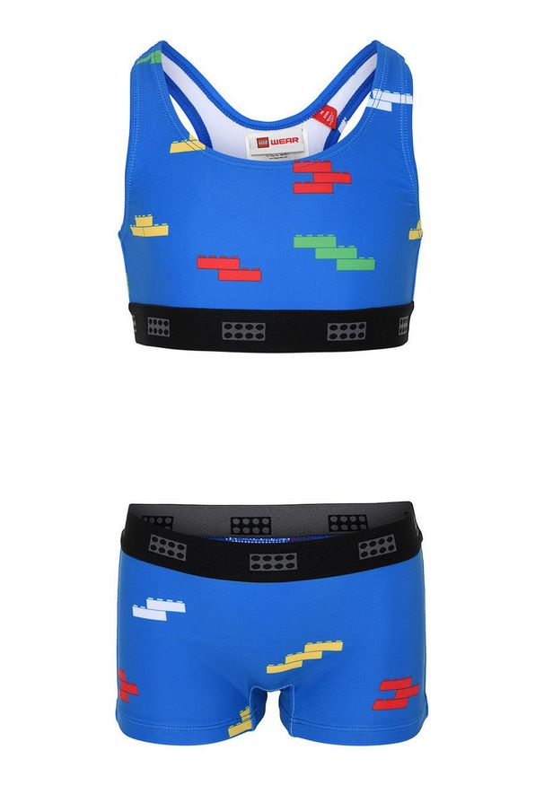 LEGO Wear - Lego Wear strój kąpielowy dziecięcy. Kolor: niebieski. Materiał: materiał