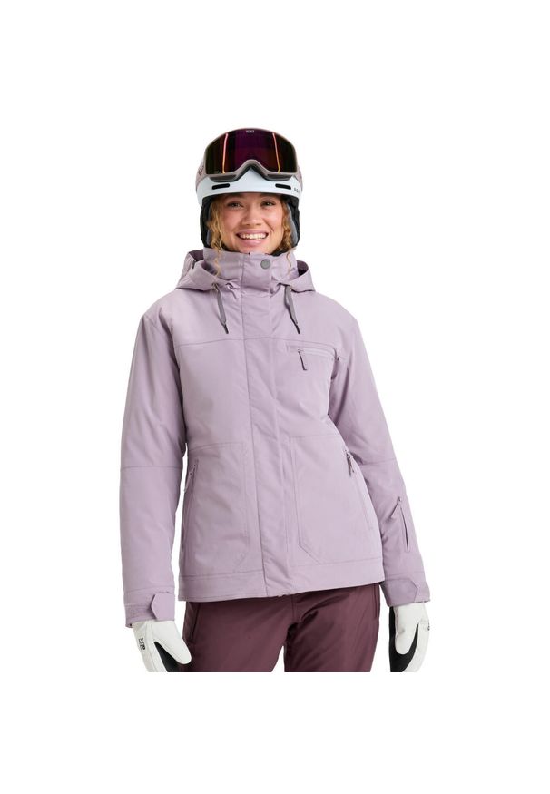 Roxy - Kurtka do sportów zimowych techniczna damska BRYLEE 10K. Kolor: fioletowy. Materiał: poliester, materiał. Sezon: zima. Sport: narciarstwo