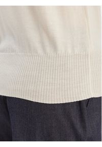 Luisa Spagnoli Polo Miconia 100295 Écru Regular Fit. Typ kołnierza: polo. Materiał: wełna #4