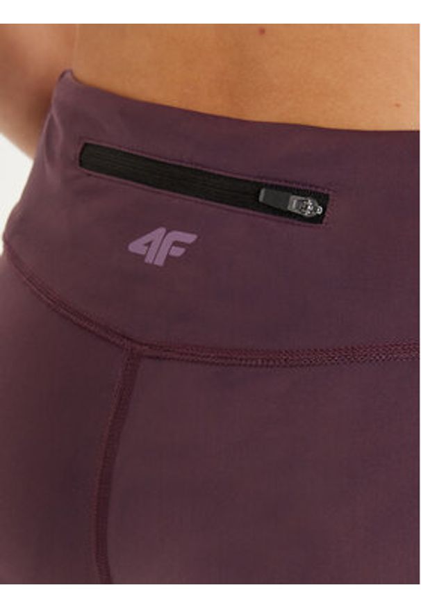 4f - 4F Legginsy 4FWAW24TFTIF266 Fioletowy Slim Fit. Kolor: fioletowy. Materiał: syntetyk