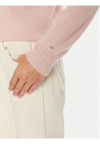 TOMMY HILFIGER - Tommy Hilfiger Sweter WW0WW43202 Różowy Regular Fit. Kolor: różowy. Materiał: kaszmir #2