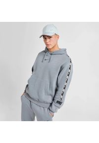 Bluza Dresowa Męska Nike Repeat Hoodie. Kolor: szary. Materiał: dresówka #1