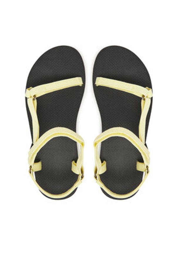 Teva Sandały Original Universal Slim 1150110 Żółty. Kolor: żółty. Materiał: materiał