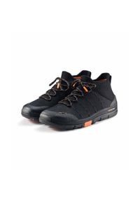 Buty turystyczne męskie wodoodporne Brubeck TREK MERINO. Kolor: czarny, pomarańczowy, wielokolorowy. Materiał: wełna. Sport: turystyka piesza