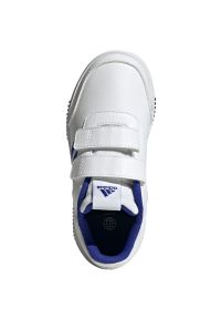 Adidas - Buty adidas Tensaur Hook and Loop Jr H06307 białe. Okazja: na spacer. Zapięcie: rzepy. Kolor: biały. Materiał: guma, syntetyk, materiał, skóra. Szerokość cholewki: normalna. Sport: turystyka piesza #2