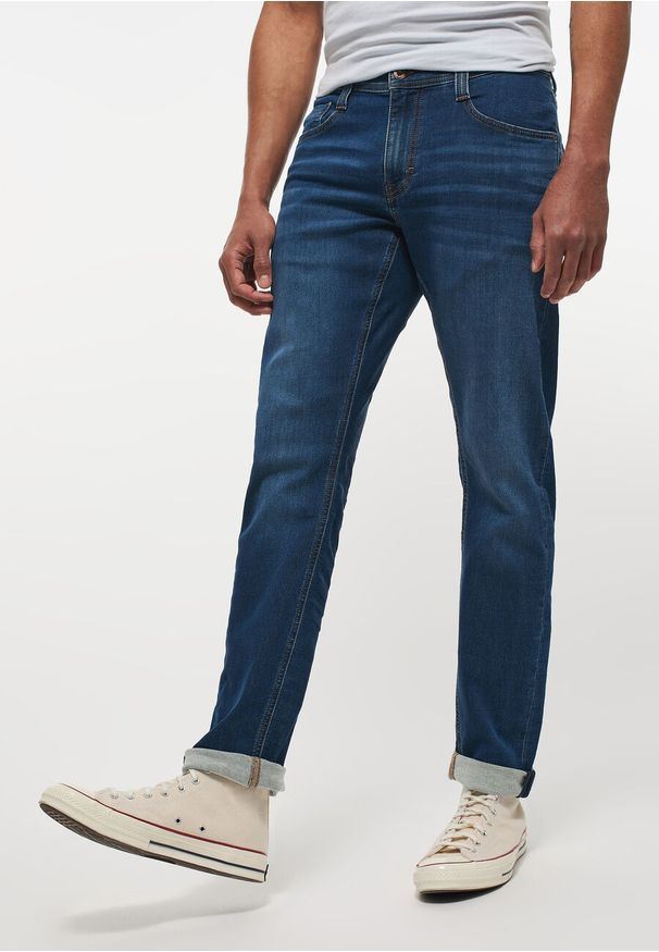 Mustang - MUSTANG OREGON TAPERED MĘSKIE SPODNIE JEANSOWE JEANSY DENIM BLUE 1013435 5000 883