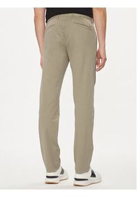 BOSS - Boss Chinosy 50510933 Beżowy Slim Fit. Kolor: beżowy. Materiał: bawełna #3
