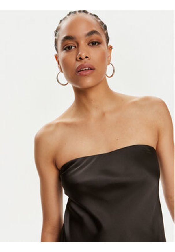 NORMA KAMALI Sukienka wieczorowa ST1243CBC95001 Czarny Relaxed Fit. Kolor: czarny. Materiał: syntetyk. Styl: wizytowy