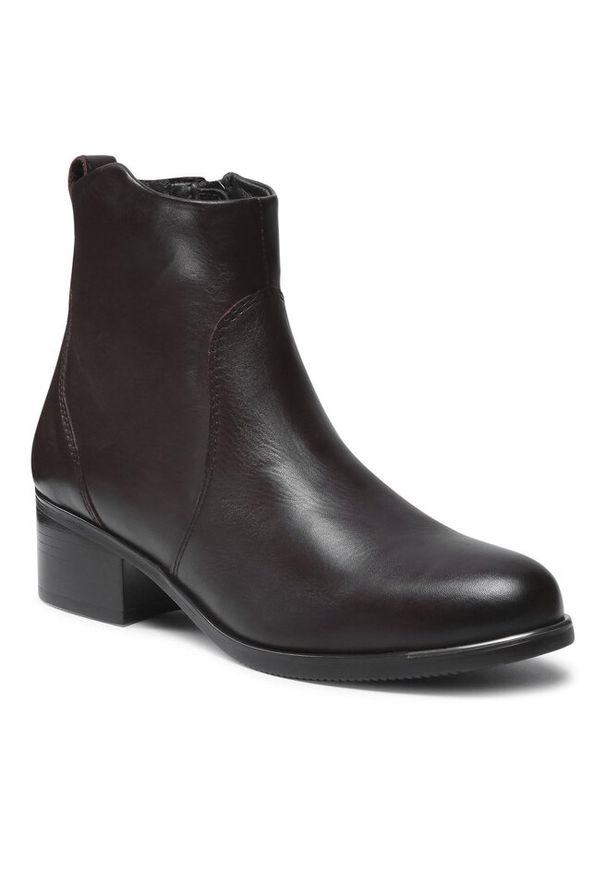 Botki Go Soft. Kolor: brązowy