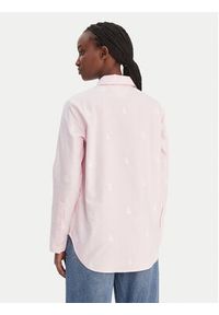 TOMMY HILFIGER - Tommy Hilfiger Koszula WW0WW49386 Różowy Regular Fit. Kolor: różowy. Materiał: bawełna #4