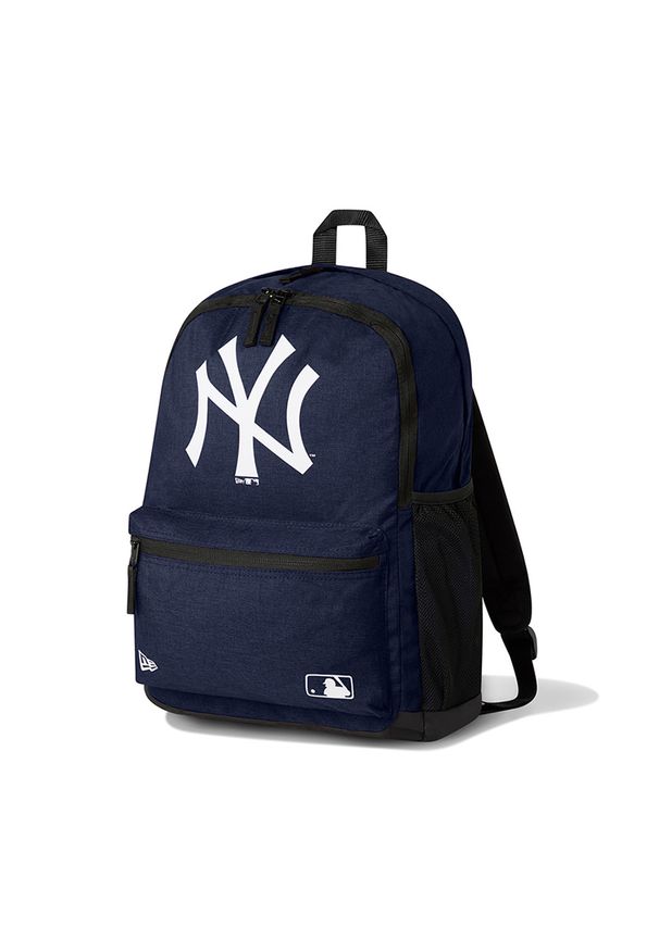 New Era - NEW ERA NEW YORK YANKEES BLUE RUCKSACK > 12381020. Materiał: poliester, materiał. Wzór: paski. Styl: elegancki