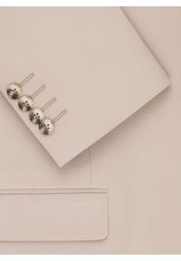 Pako Lorente - PAKO LORENTE – Beżowa marynarka męska. Kolor: beżowy. Materiał: wiskoza, poliester, elastan #8