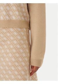 Guess Golf W5BR23 Z3JD2 Beżowy Relaxed Fit. Typ kołnierza: golf. Kolor: beżowy. Materiał: syntetyk #3